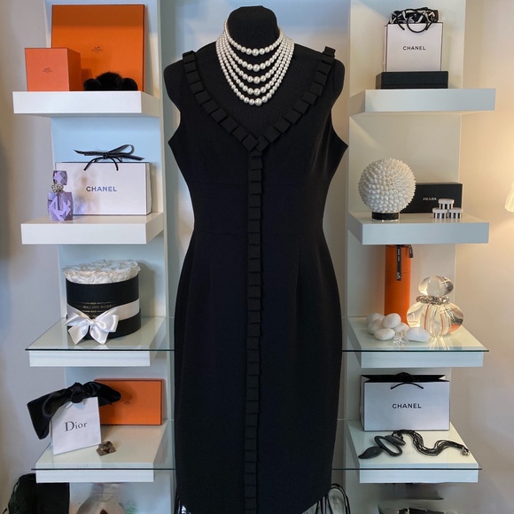 🖤 CARTISE ELEGANZA BLACK DRESS - Picture 4 of 11